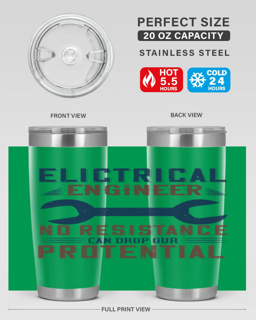electrical engineer no resistance can drop our protential Style 18#- engineer- tumbler