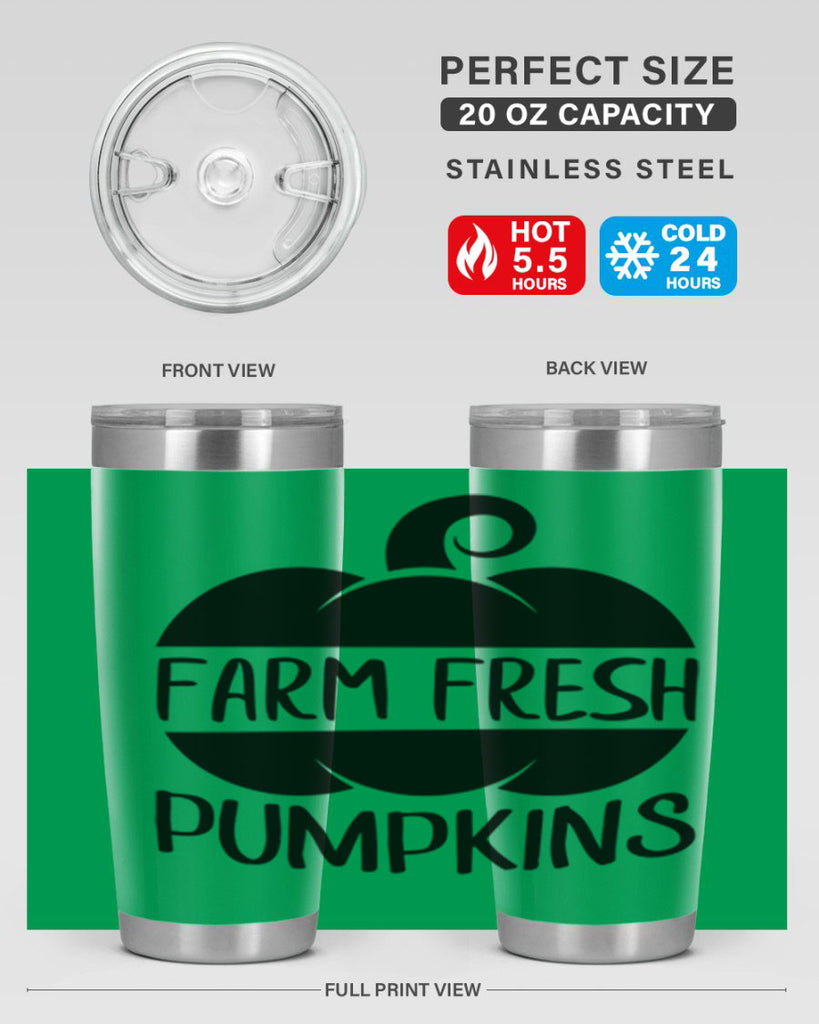 farm fresh pumpkins 174#- fall- Tumbler