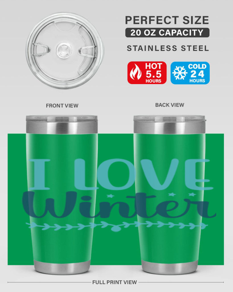 i love winter 226#- winter- Tumbler