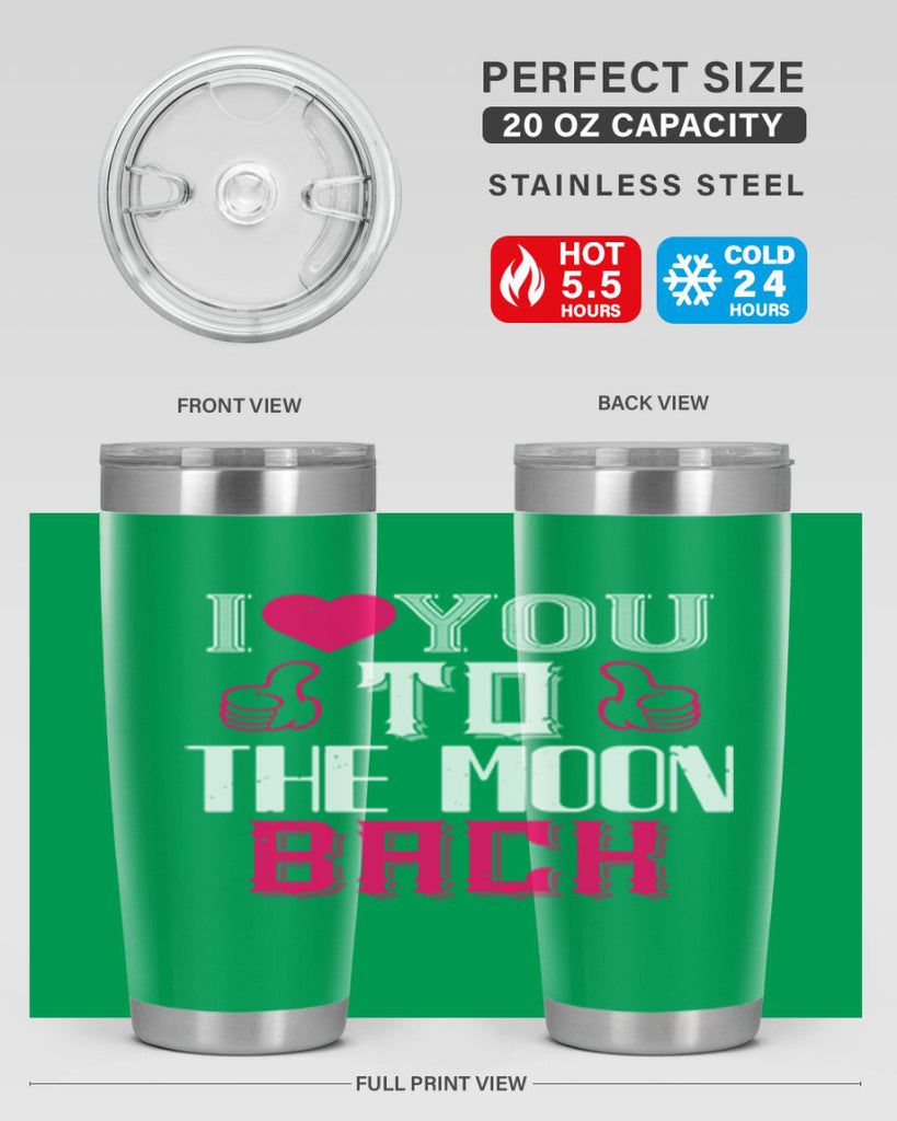 ilove you to the moon beach 49#- valentines day- Tumbler