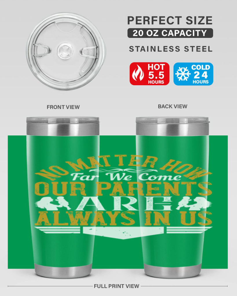 no matter how far we come our parents are always in us 34#- Parents Day- Tumbler