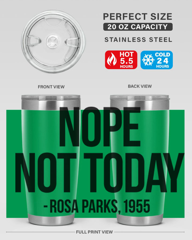 nope not today rosa parks 60#- black words phrases- Cotton Tank