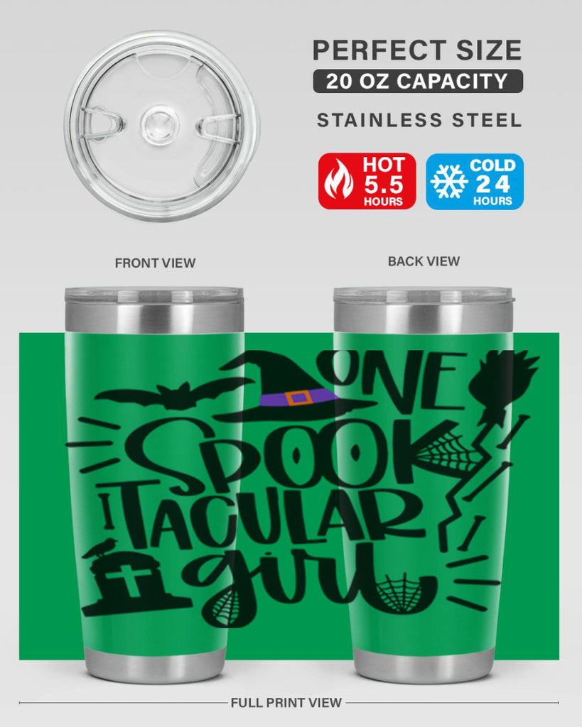 one spooktacular girl 36#- halloween- Tumbler
