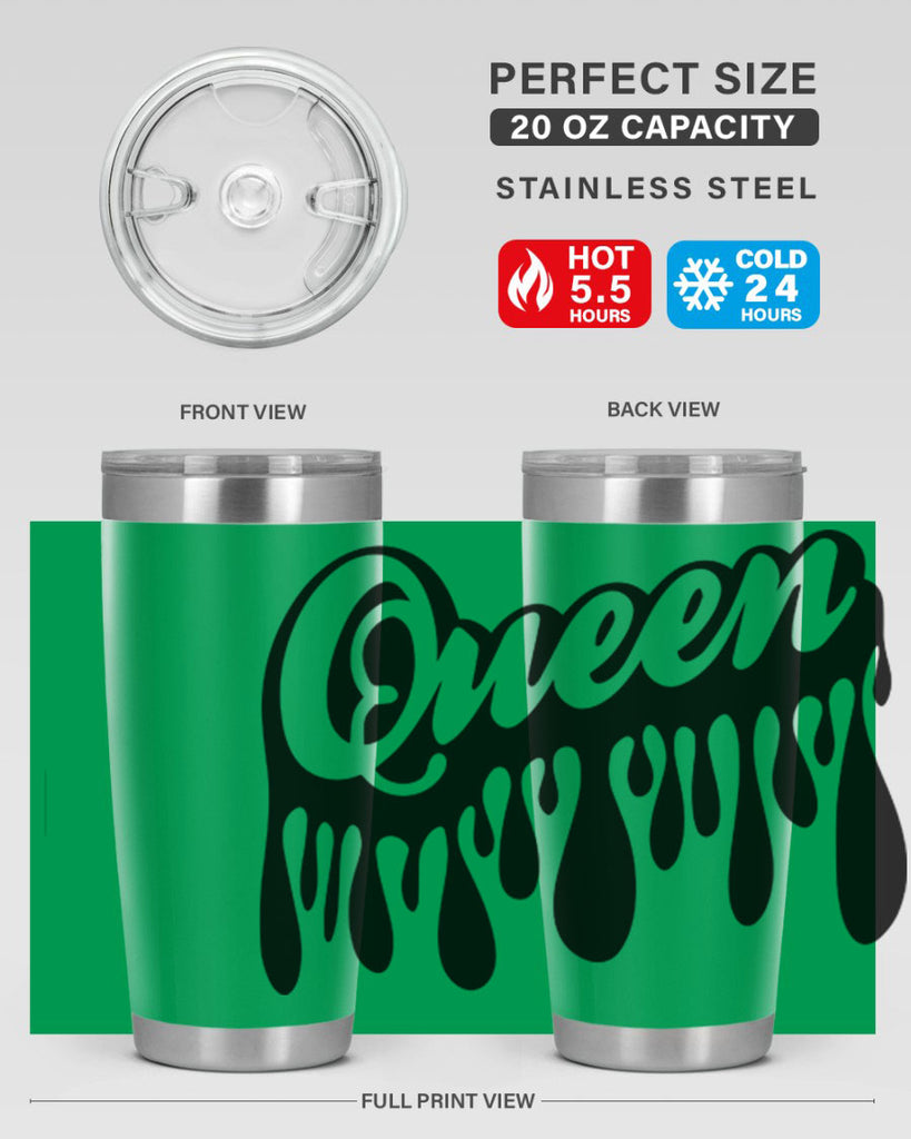 queen- black words phrases- Cotton Tank