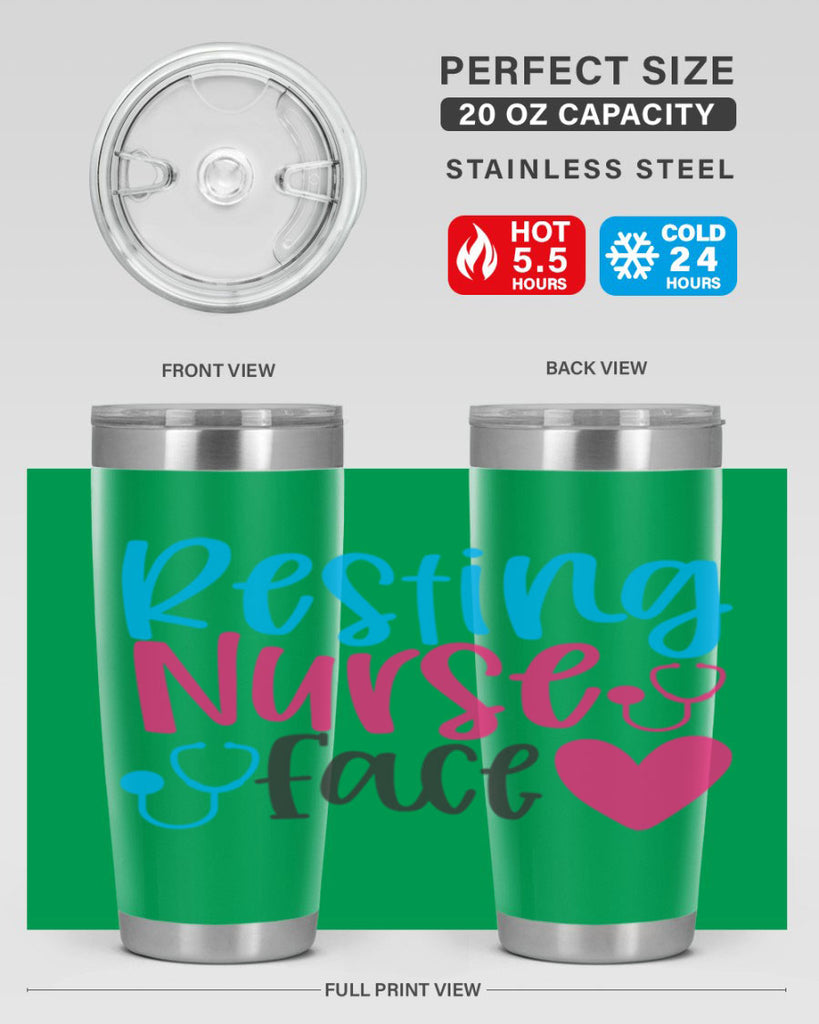 resting nurse face Style Style 56#- nurse- tumbler