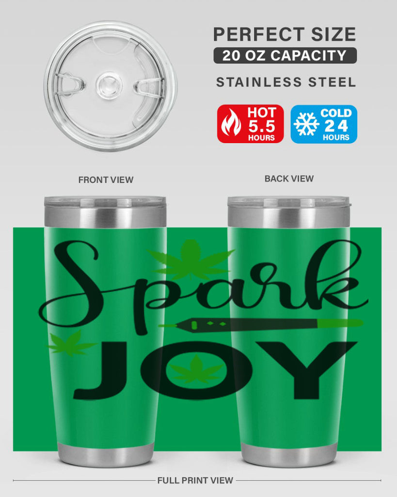 spark joy 250#- marijuana- Tumbler