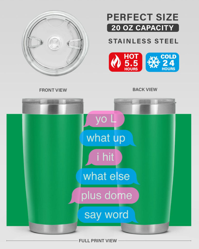 text conversation camron 23#- black words phrases- Cotton Tank