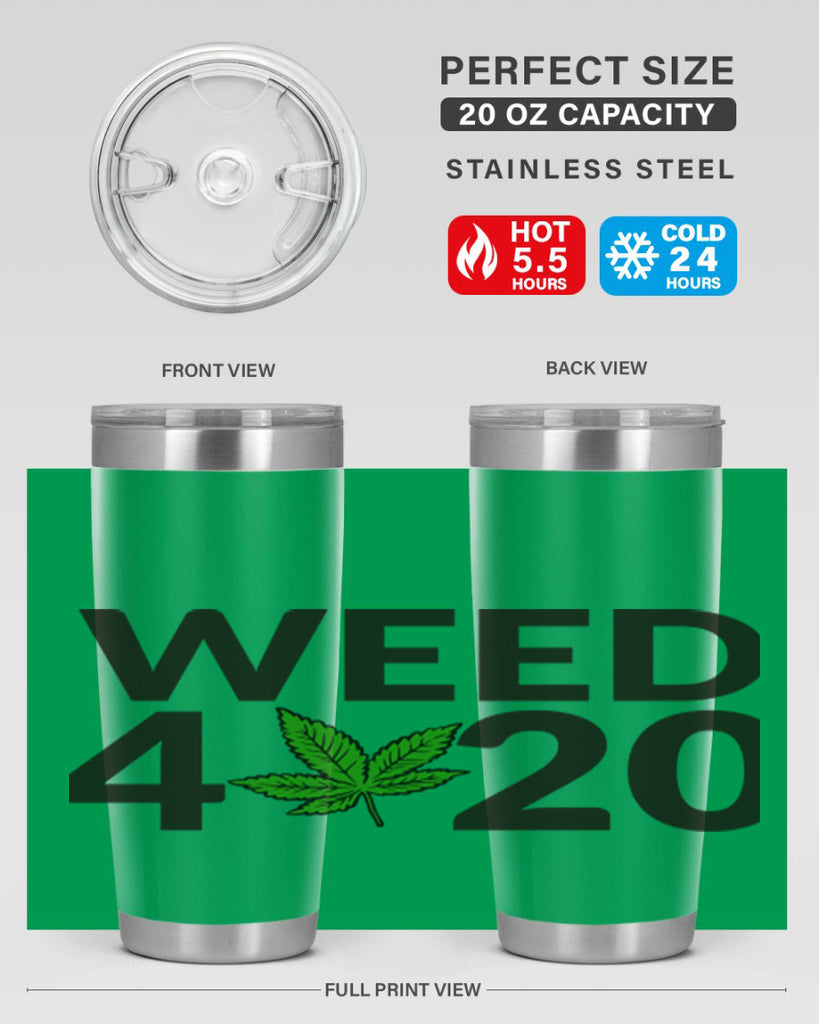 weed 420 282#- marijuana- Tumbler
