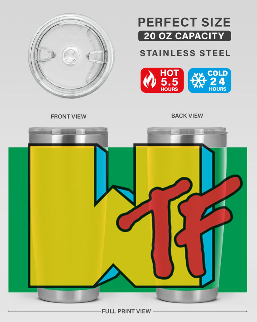 wtf 8#- black words phrases- Cotton Tank