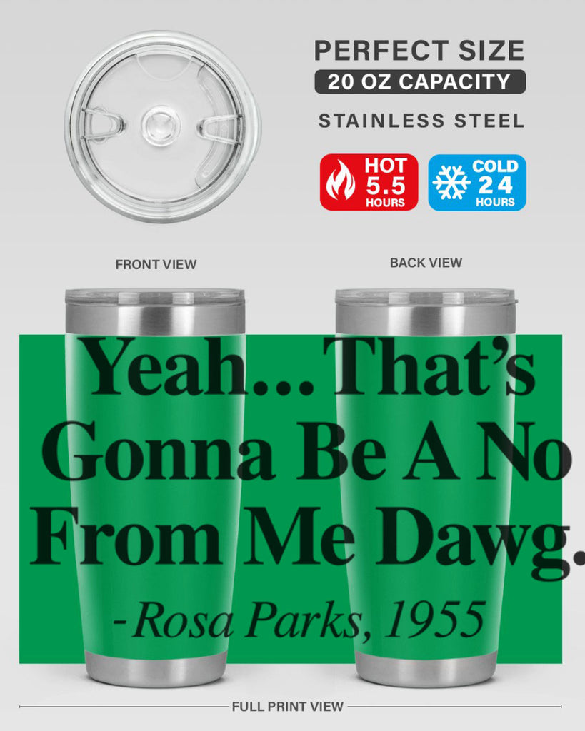 yeah thats gonna be a no from me dawg rosa parks 3#- black words phrases- Cotton Tank