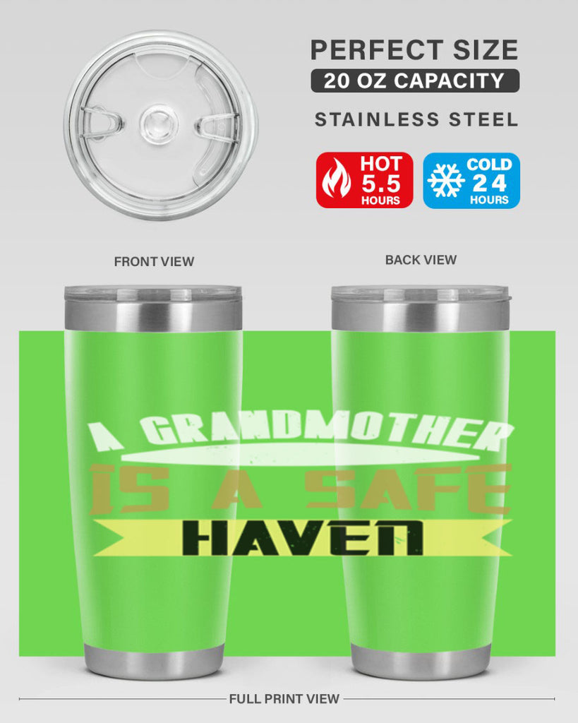 A Grandmother is a safe 41#- grandma - nana- Tumbler