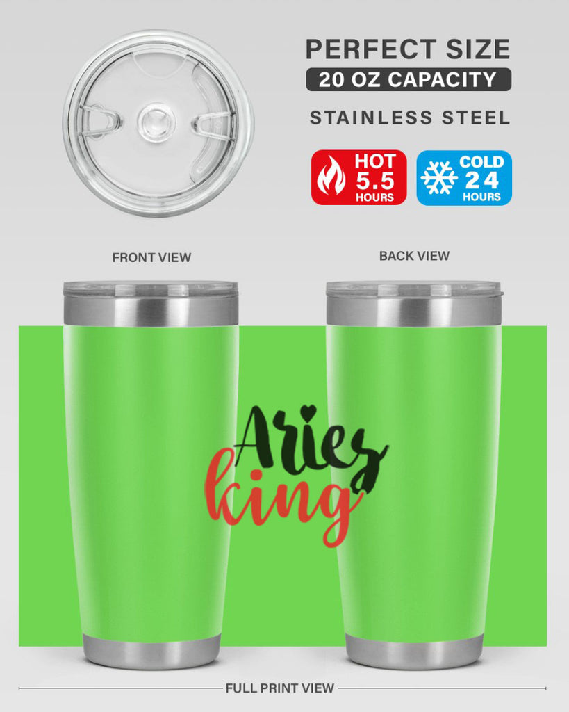 Aries king 96#- zodiac- Tumbler