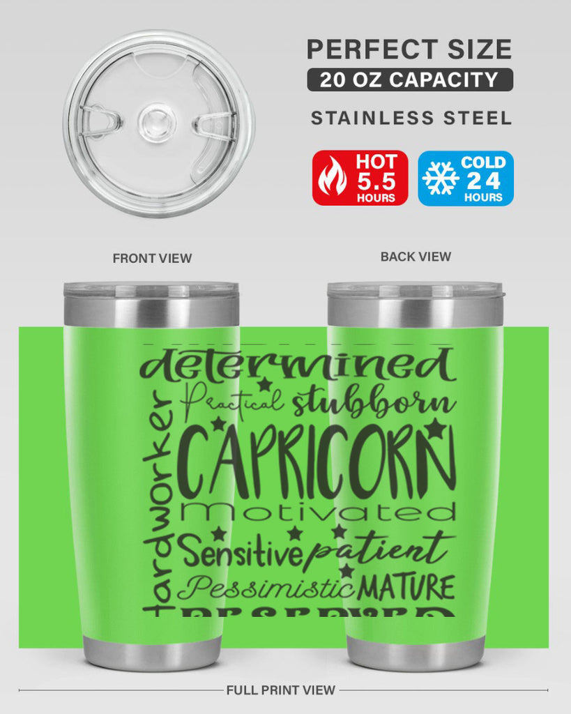 Capricorn 566#- zodiac- Tumbler