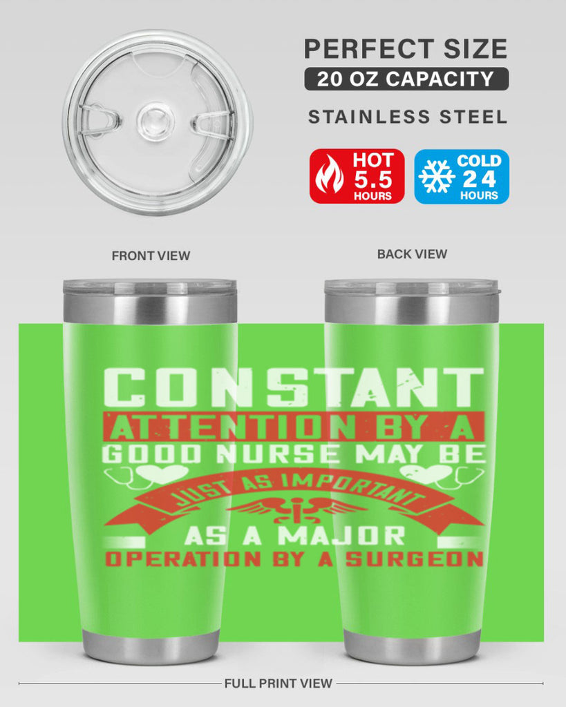 Constant attention by a good nurse may Style 408#- nurse- tumbler