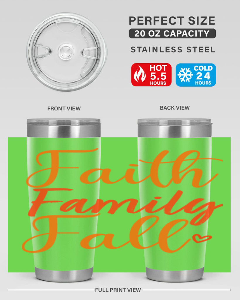 Faith Family Fall Design 81#- fall- Tumbler