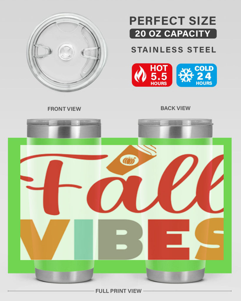 FallVibesdesign 166#- fall- Tumbler