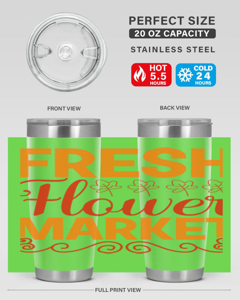 Fresh flower market 143#- spring- Tumbler