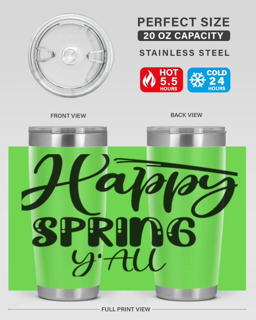 HAPPY SPRING YALL  179#- spring- Tumbler