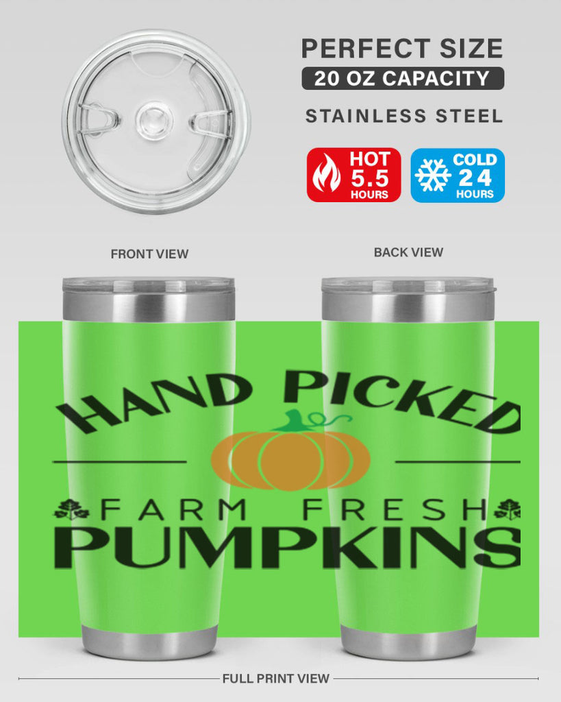 Hand Picked Farm Fresh Pumpkins 215#- fall- Tumbler