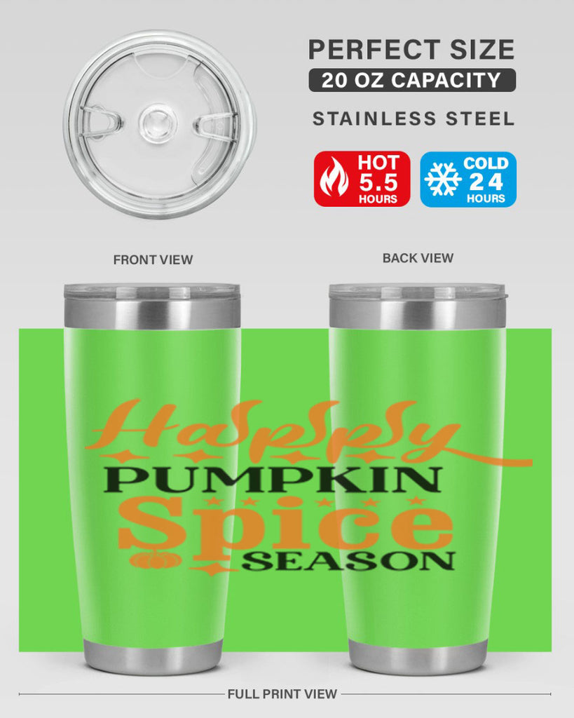 Happy Pumpkin Spice Season 245#- fall- Tumbler