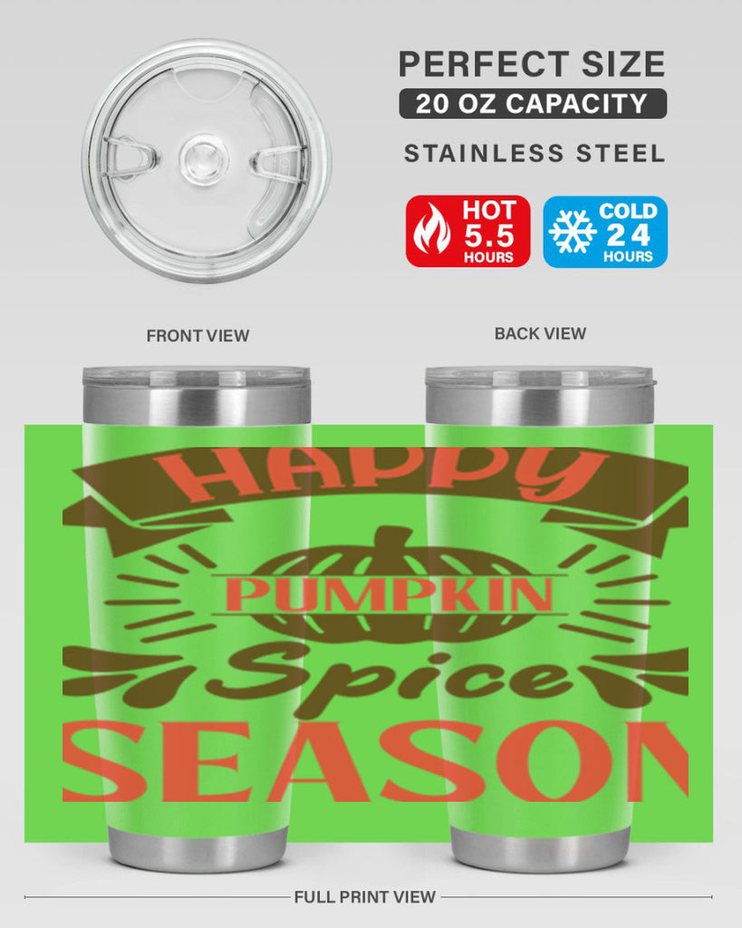 Happy Pumpkin Spice Season 246#- fall- Tumbler