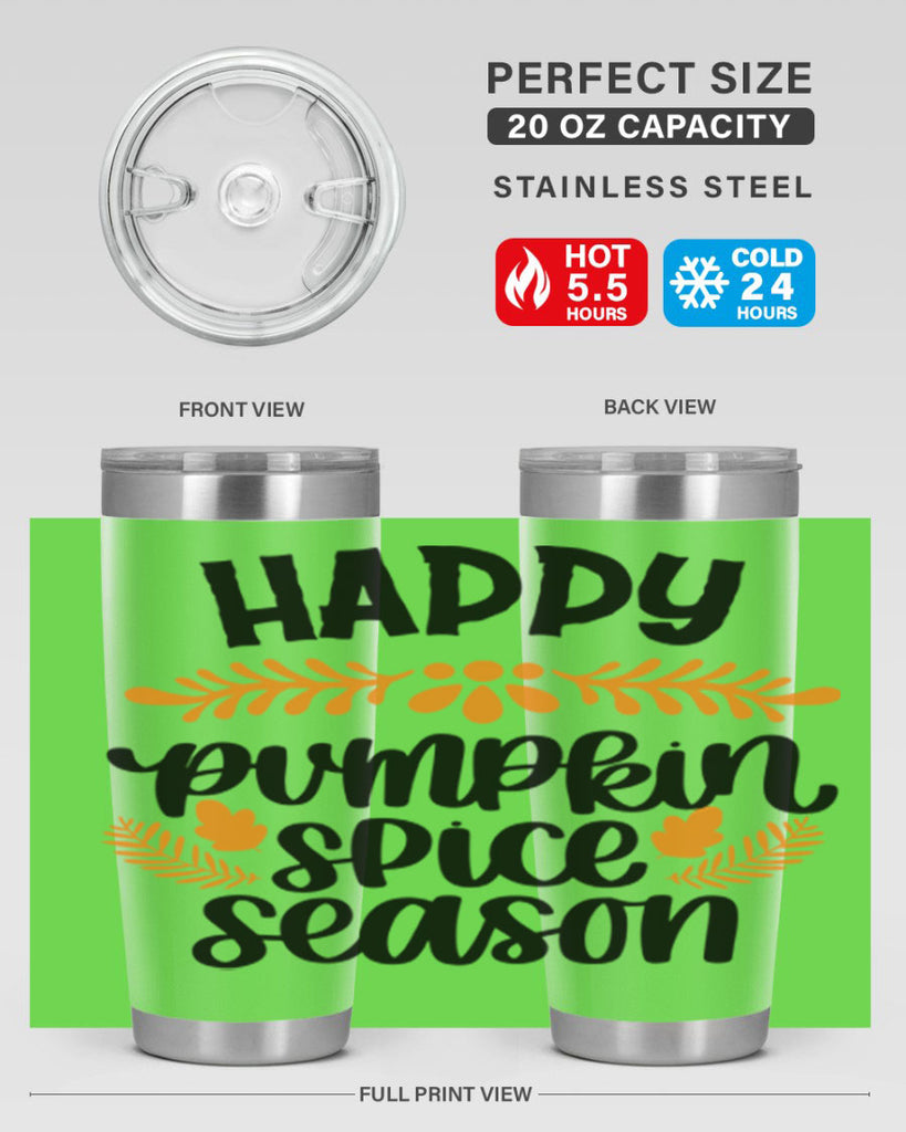 Happy Pumpkin Spice Season 492#- fall- Tumbler