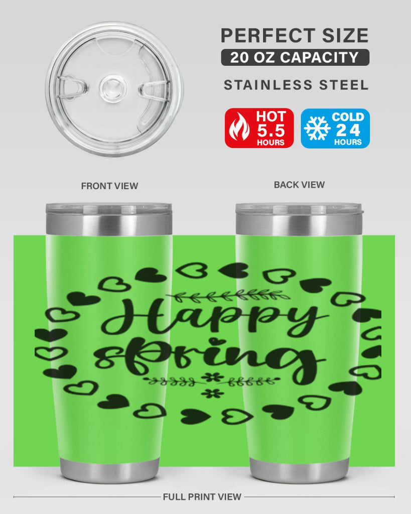 Happy Spring 174#- spring- Tumbler