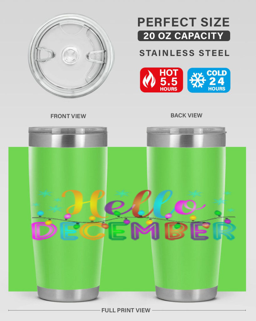 Hello December Winter 177#- winter- Tumbler