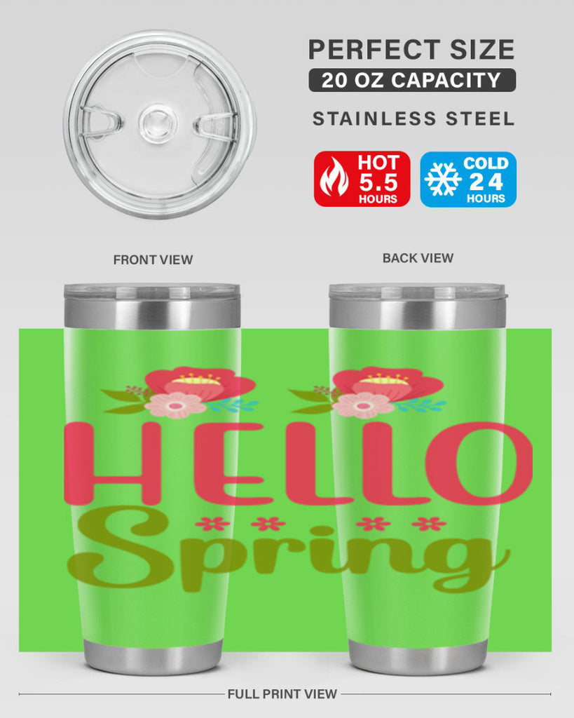 Hello Spring 186#- spring- Tumbler