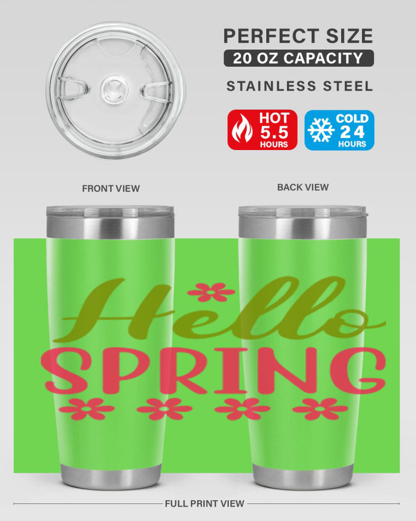 Hello Spring 213#- spring- Tumbler
