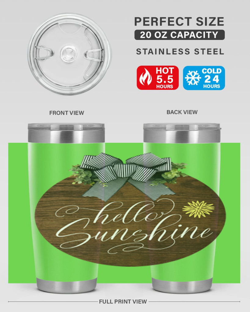 Hello Spring Lettering Mockup200#- spring- Tumbler