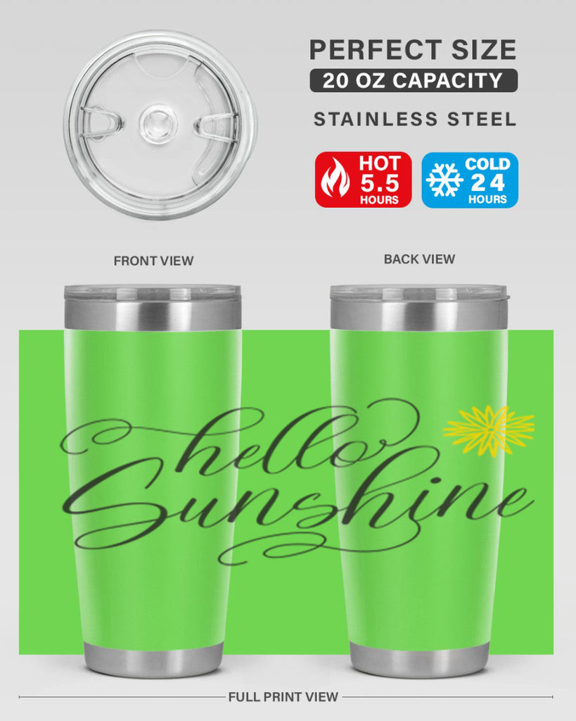 Hello Spring Lettering201#- spring- Tumbler