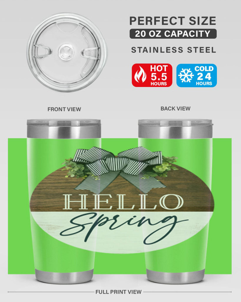 Hello Spring basic Mockup187#- spring- Tumbler