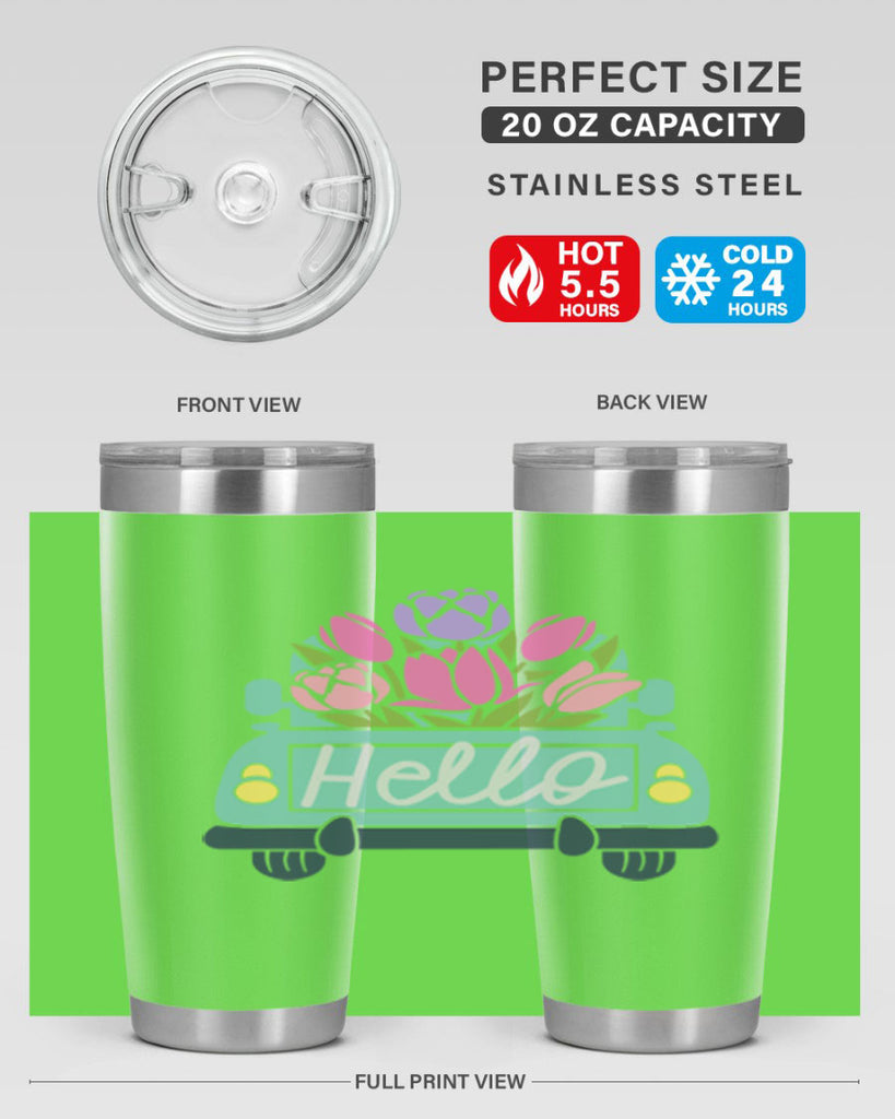 Hello Truck218#- spring- Tumbler