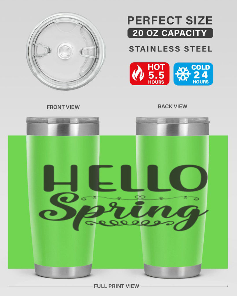 Hello spring 185#- spring- Tumbler
