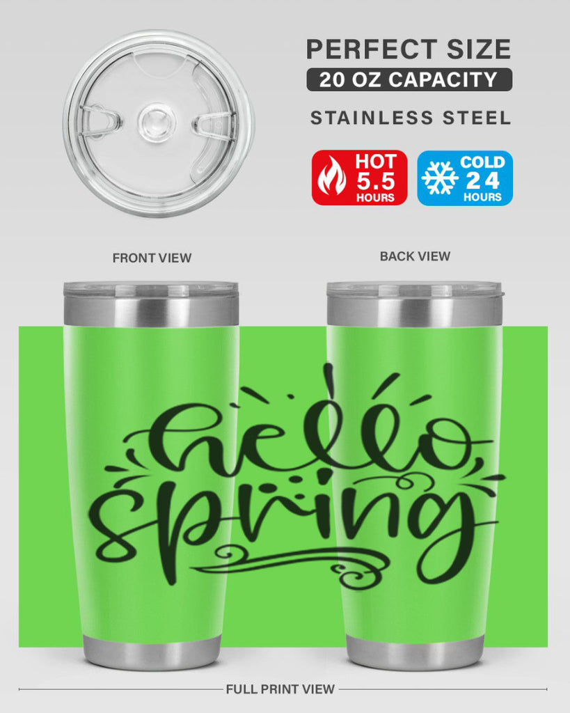 Hello spring 3#- spring- Tumbler