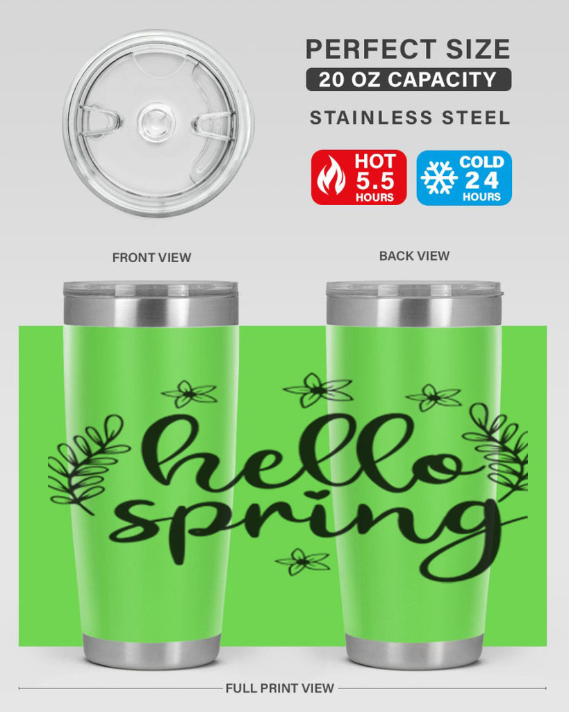 Hello spring design  221#- spring- Tumbler