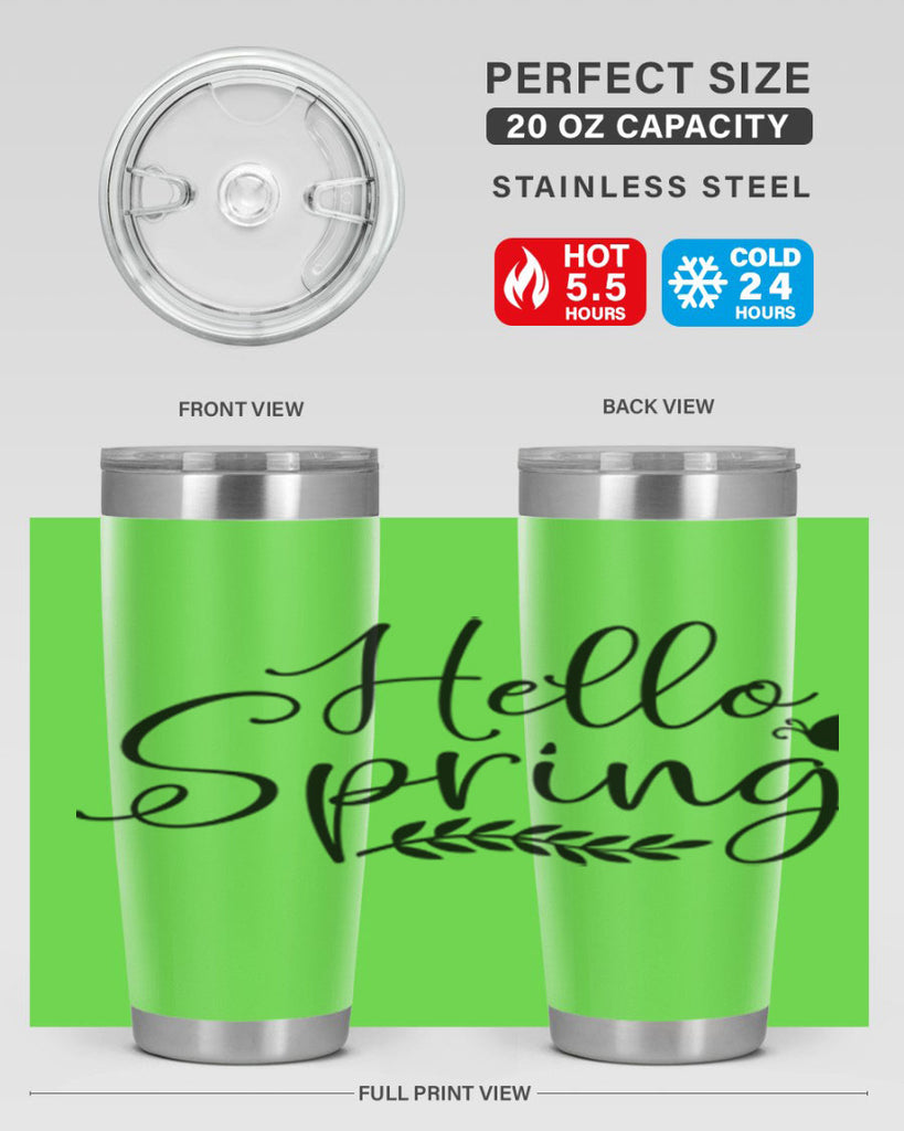 Hello spring design  222#- spring- Tumbler