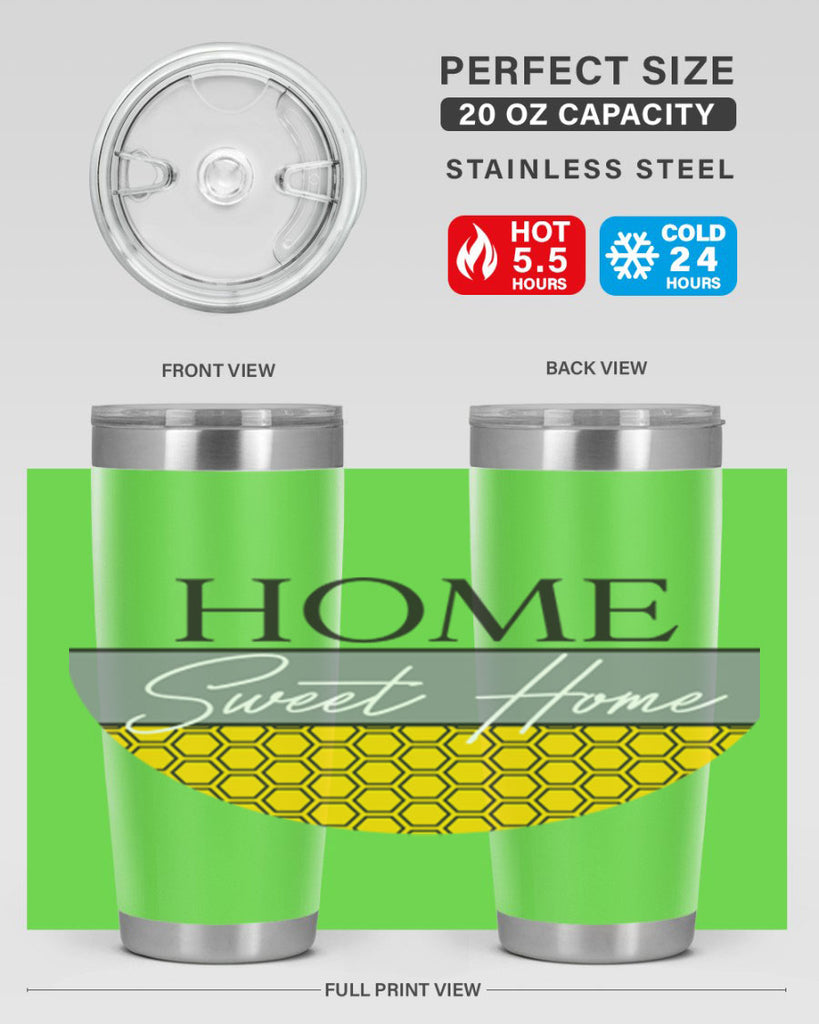 Home Sweet Home Hive lines246#- spring- Tumbler