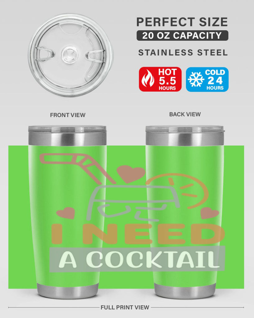 I Need A Cocktail 107#- fashion- Cotton Tank