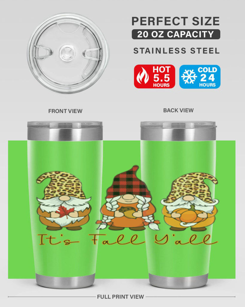 It s Fall Y all Gnome 362#- fall- Tumbler
