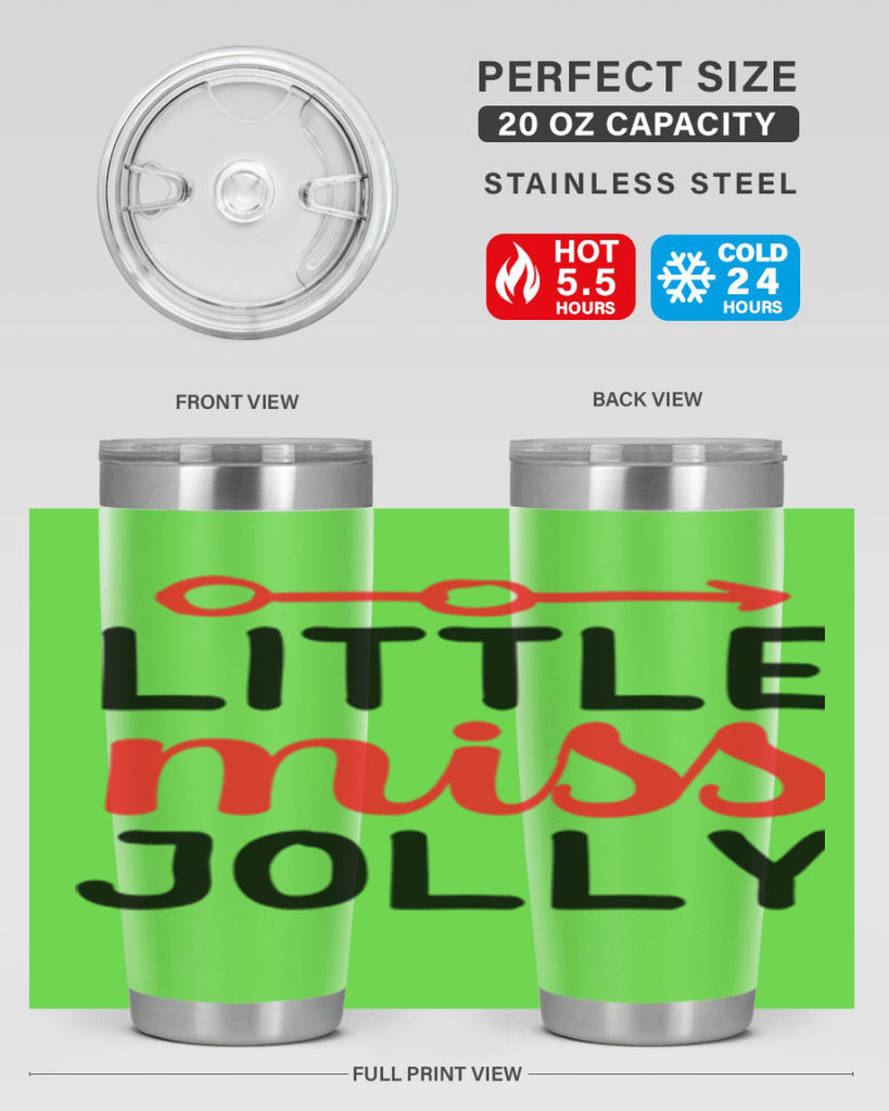 Little miss jolly 306#- winter- Tumbler