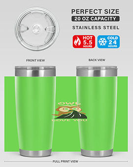 Owl Love You A TurtleRabbit 12#- owl- Tumblers