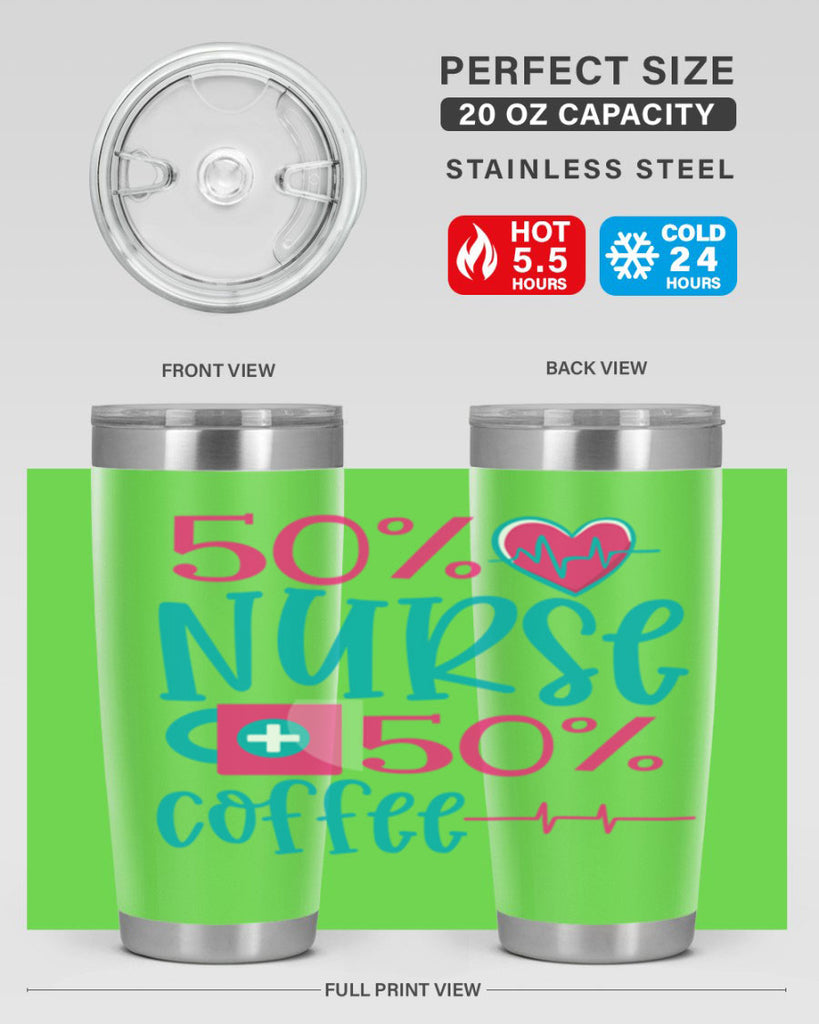 Percent Nurse Percent Coffee Style Style 60#- nurse- tumbler
