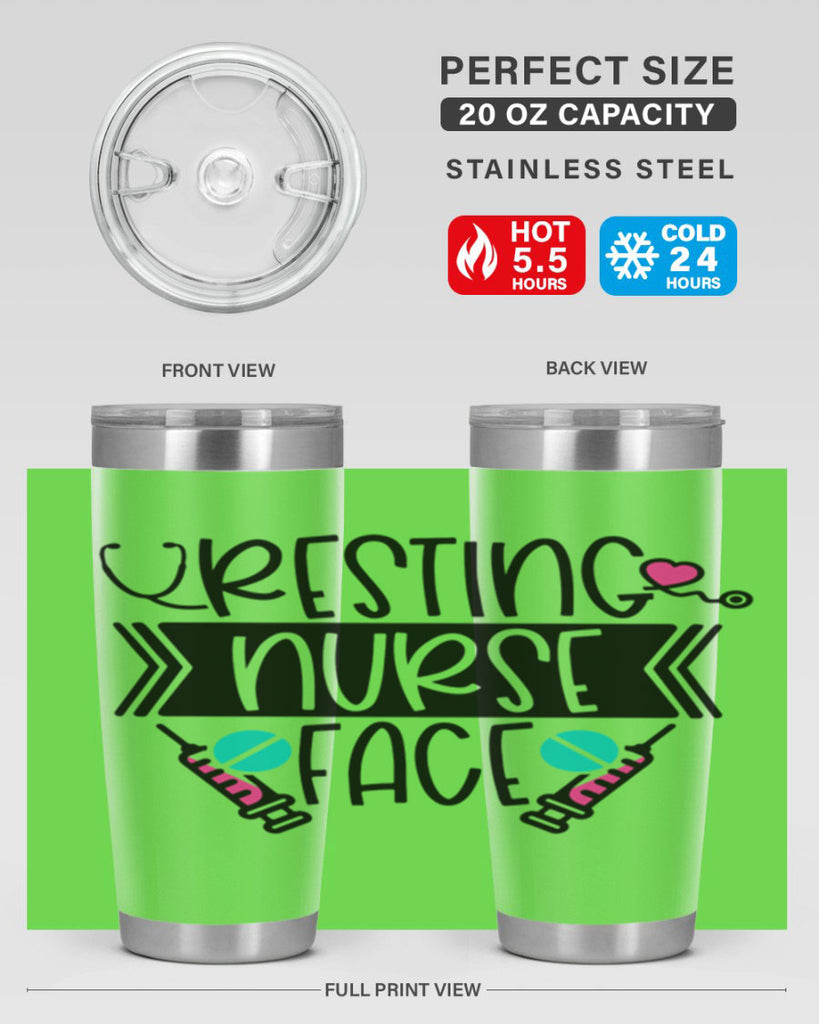 Resting Nurse Face Style Style 58#- nurse- tumbler