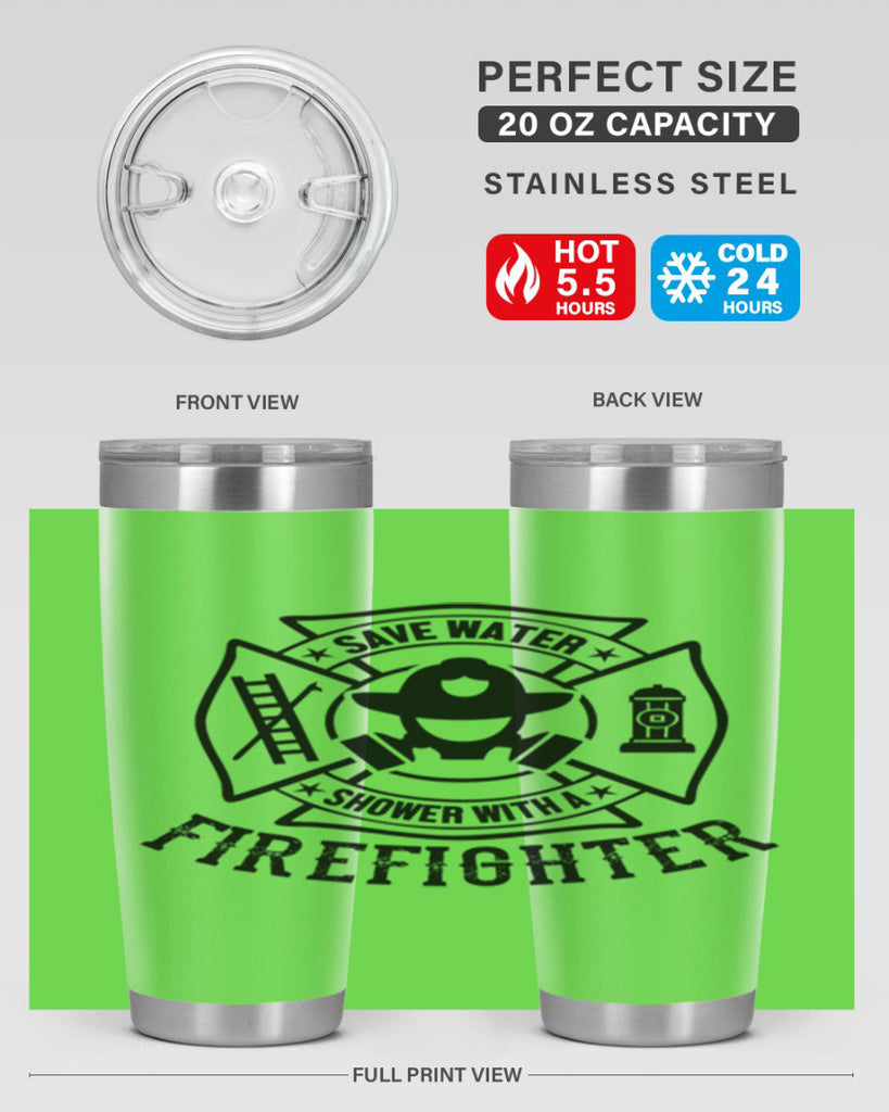 Save water Style 34#- fire fighter- tumbler
