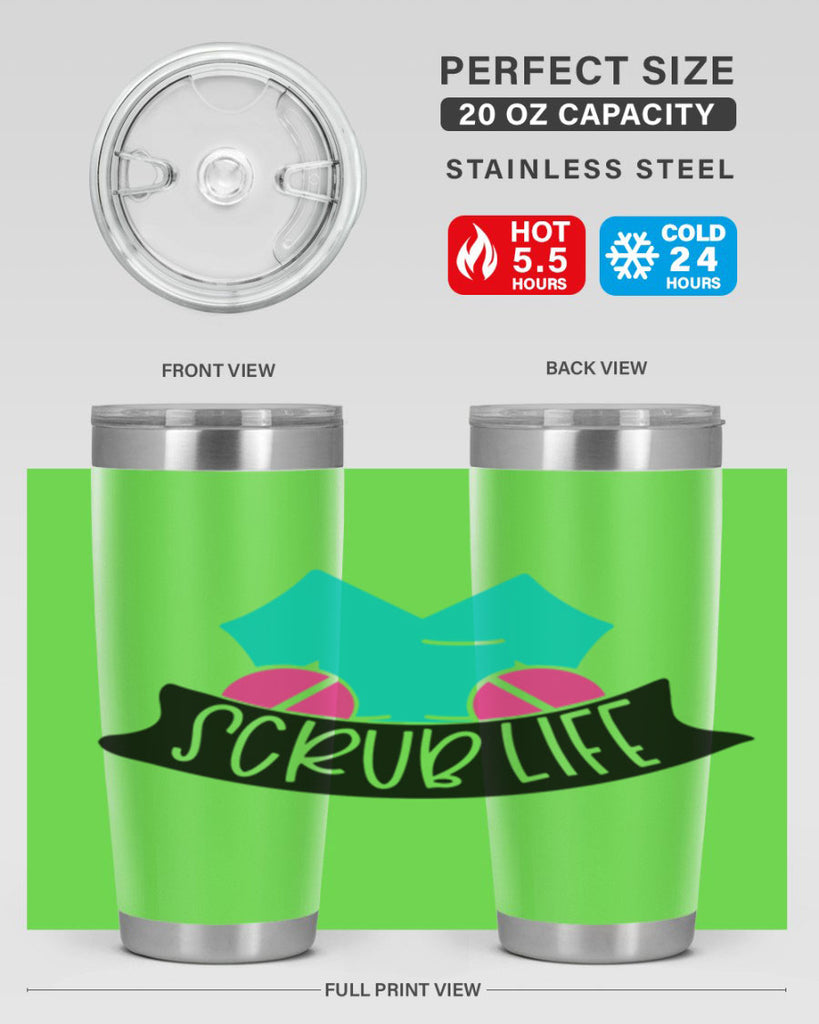 Scrub Life Style Style 45#- nurse- tumbler