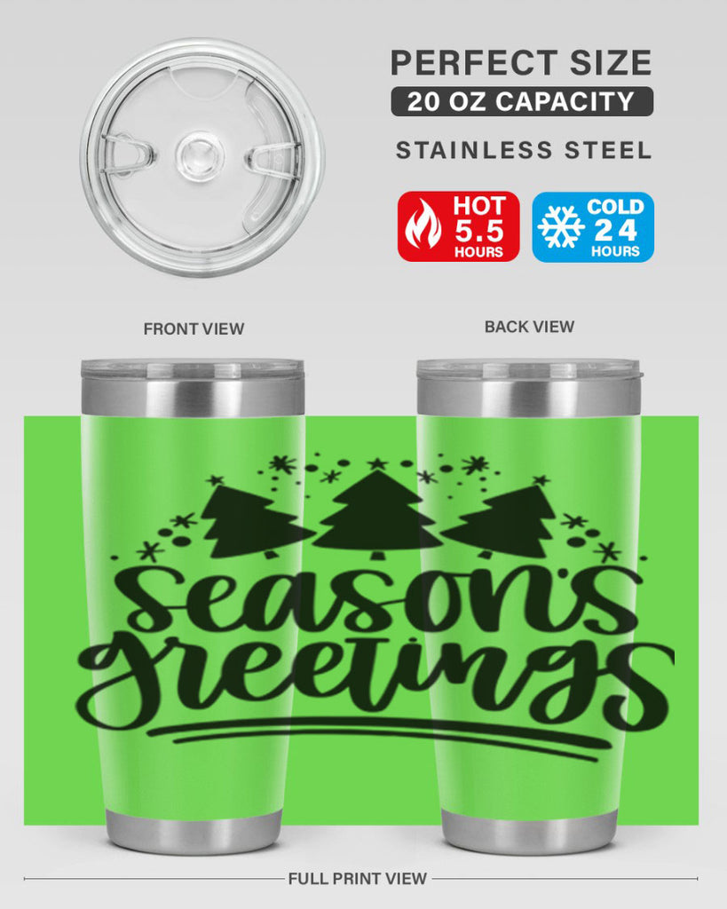 Seasons Greetings345#- winter- Tumbler