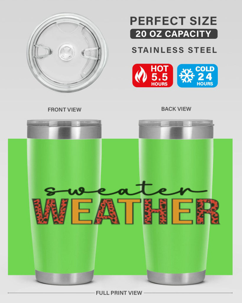 Sweater Weather 587#- fall- Tumbler