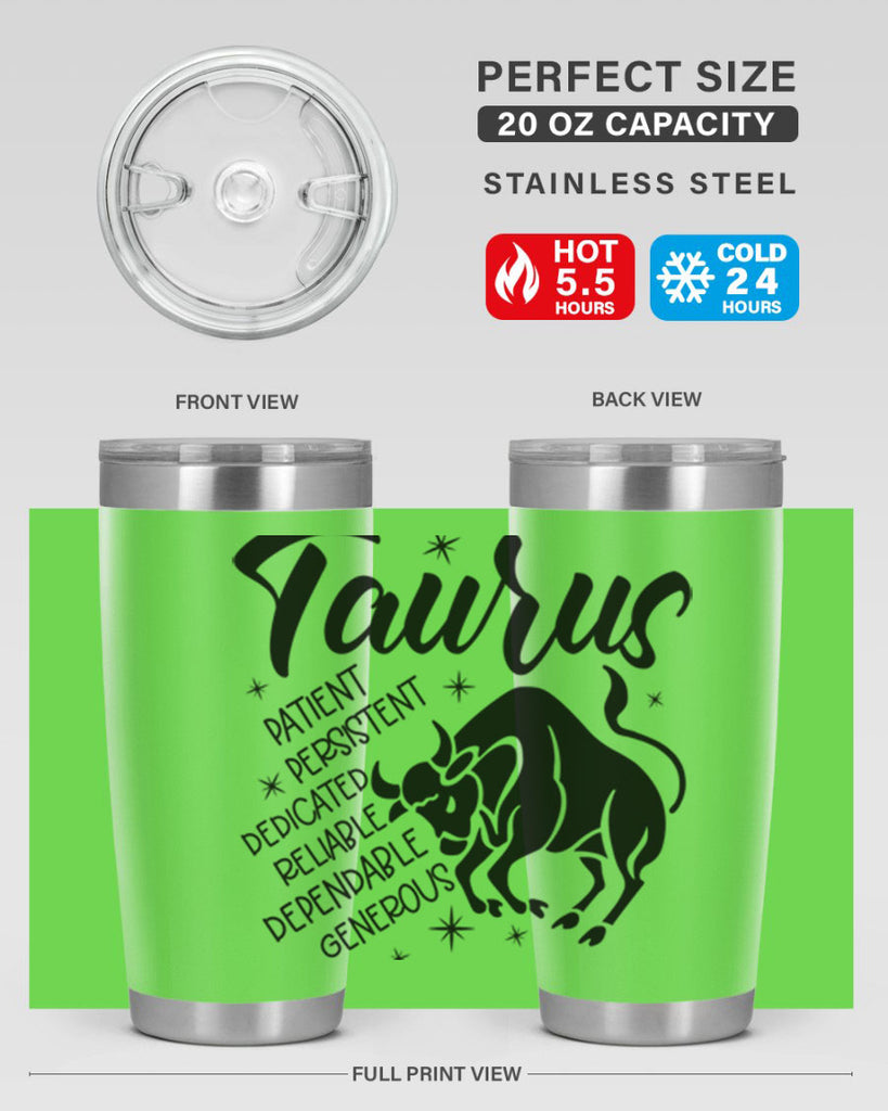 Taurus 492#- zodiac- Tumbler